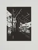 David Schnell, Ohne Titel, 2007, Linolschnitt auf Papier