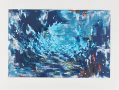 David Schnell, Campo, 2014, Farblithografie auf Büttenpapier