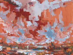 David Schnell, Tal, 2012, Öl auf Leinwand