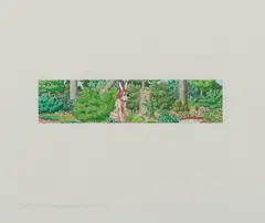 Johannes Spehr, "Camp 16 / Renaturierungsprogramm / Tierimitation", 2005, Arches