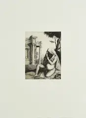 "Callisto" by Michael Triegel, 2000, Strichätzung und Aquatintaradierung auf Büttenpapier, sold Jan 2021