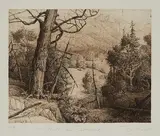 Michael Triegel, "Blick ins Rhônetal"