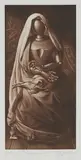 Michael Triegel, "Persephone", 2009, Mezzotinto auf Bütten