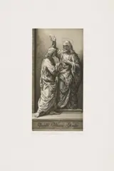 "Christus und Thomas" (nach Verrocchio) by Michael Triegel, 2012, Strichätzung, und Aquatinta auf Velin, sold Oct 2020