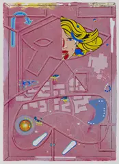 Matthias Weischer, Ohne Titel, 2014, Farbserigrafie auf Bütten