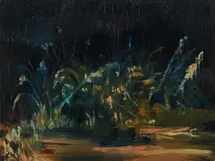 Anna Bittersohl, "Spot", 2014, Öl auf Holz