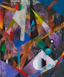 Christian Achenbach, Ohne Titel, 2013, Öl, Acryl und Lack auf Leinwand