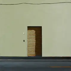 "Delray Door" by Jenny Brillhart, 2008, Öl auf Holz, sold Aug 2020