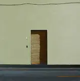 Jenny Brillhart, "Delray Door", 2008, Öl auf Holz