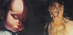 Sleep by Marcin Cienski, 2015, Öl auf Leinwand, sold Jun 2020