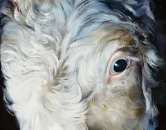 OX by Marcin Cienski, 2015, Öl auf Leinwand, sold Oct 2020