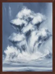 "Wolkenlandschaft 8 Uhr" by Titus Schade, 2017, Öl und Acryl auf Leinwand, sold Oct 2019