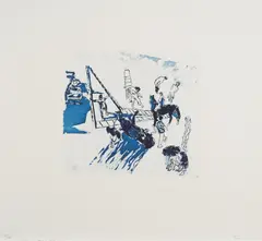 Norbert Tadeusz, Untitled, 1999, Farbradierung auf Bütten