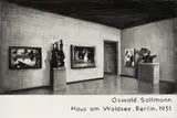 Marcel van Eeden, Oswald Sollman, Haus am Waldsee 1951, 2010, Nerostift auf Fabriano (Trockenstempel)