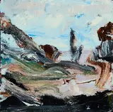 Beza, "Syberia", 2009, Öl auf Folie und Leinwand