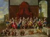 Frans Francken Ii., Hochzeit zu Kanaa, Öl auf Kupfer