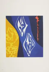 Farbaqutinta 1965-8 by Ernst Wilhelm Nay, 1965, Farbaquatinta auf Velin, sold Jun 2017