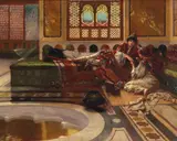 Rudolphe Ernst, Auktion 275, Los 230, Öl auf Nussbaum