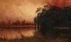 James Everett Stuart, Autumn Vista - The Lower Sacramento River, Cal., 1910, Oil on canvas