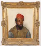 Continental School, Presumably a Portrait of Former Slave Pierre Louis Alexandre, Oil on canvas