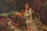 Conrad Kiesel, After the Ball, Oil on canvas