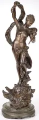 Luca Madrassi, Sea Nymph, Bronze with dark brown patina