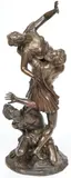 Giambologna, Rape of the Sabine Women, Bronze with brown patina