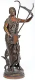 Georges-Charles Coudray, Semiramis, Bronze with rich brown patina