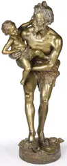 Karl Thylmann, Bacchus with Child, Bronze