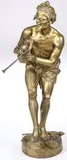 Karl Thylmann, Bacchus with Flutes, Bronze