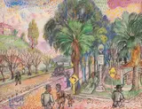 David Burliuk, Elsinore California Street Scene