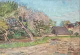 David Burliuk, Hampton Bays Long Island New York, Oil on canvas