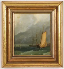 Ships in Harbor by Ivan Konstantinovich Aivazovsky, Oil on canvas laid down, sold Aug 2026