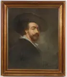 Peter Paul Rubens, Self Portrait, Pastel on paper