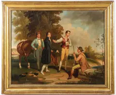 Asher Brown Durand, The Capture of Major Andre, Oil on canvas