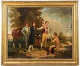 Asher Brown Durand, The Capture of Major Andre, Oil on canvas