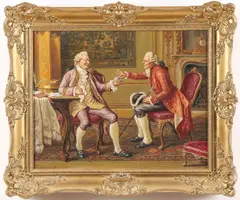 Samuel Marwys, A Pinch of Snuff, Oil on canvas