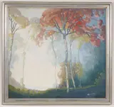 William C. Emerson, Autumn Glory, Oil on board