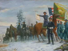 Mort Künstler, The Fighting 69th, Oil on wood panel