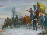 Mort Künstler, The Fighting 69th, Oil on wood panel