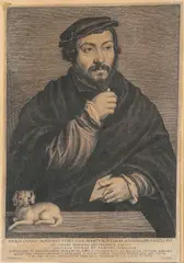 Lucas Vorsterman the Elder, Portrait of Sir Thomas More, Engraving