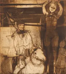 Mauricio Lasansky, The Vision (El Pana), Intaglio