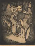 Mauricio Lasansky, Peladora De Cana, Etching