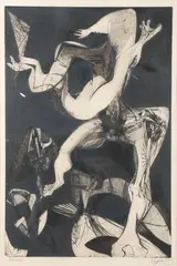 Mauricio Lasansky, Cain, Intaglio