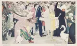 Norman Rockwell, Saturday People, Color lithograph