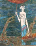 Ting Shao Kuang, Voyage on the Mei Kong, Lithograph