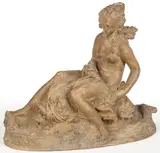 Jean-Baptiste Lemoyne, Venus Ridding a Dolphin, Terracotta