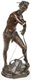 Henri Peinte, Sarpedon, Bronze with dark brown patina
