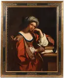 Guercino, Portrait of Persian Sybil, Oil on canvas