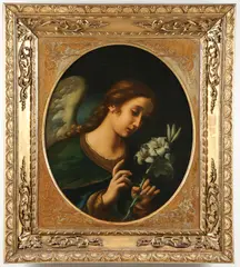 Carlo Dolci, The Archangel Gabriel of the Annunciation, Oil on canvas